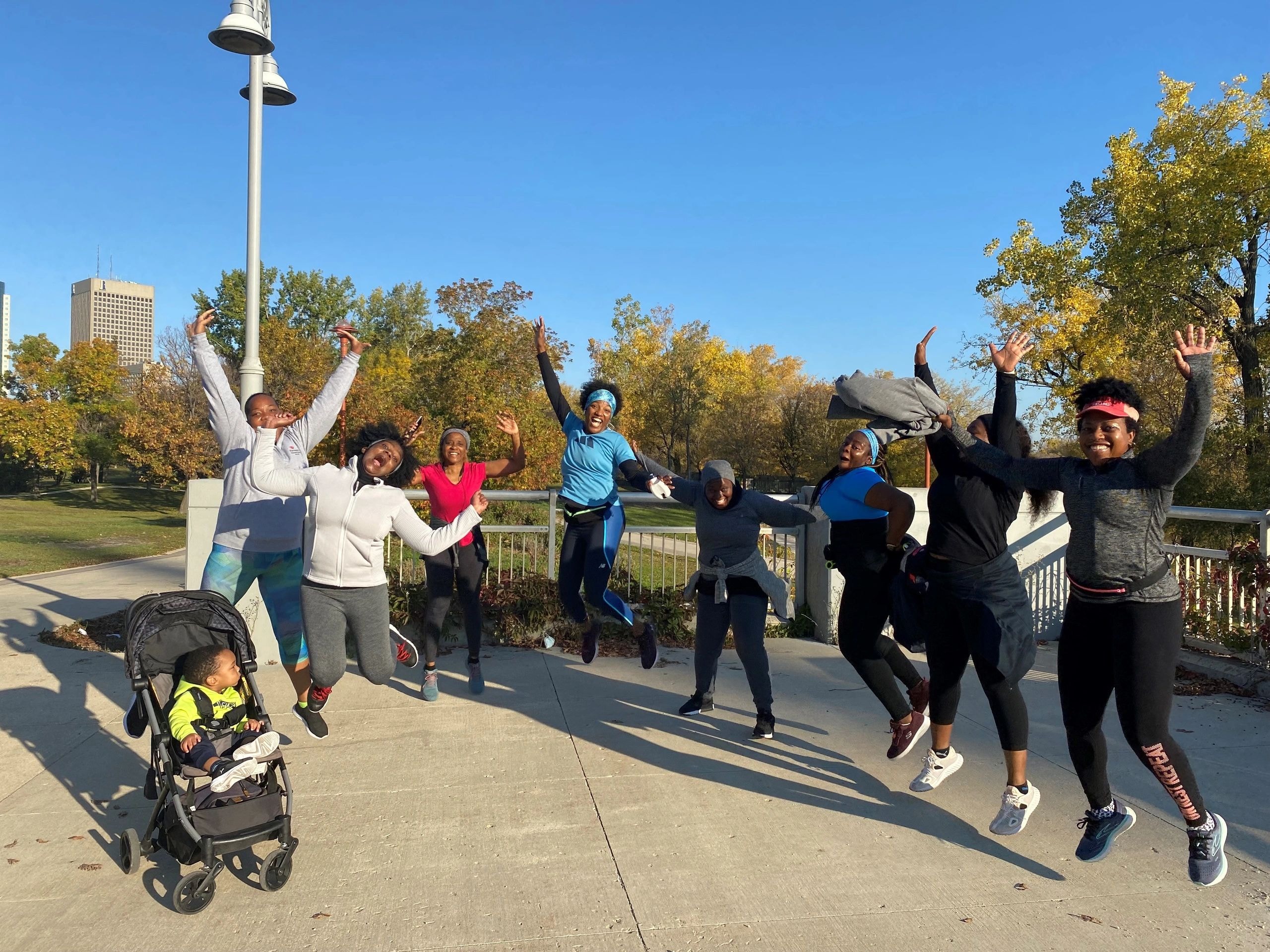 Community celebration at Pegcity Steppers event